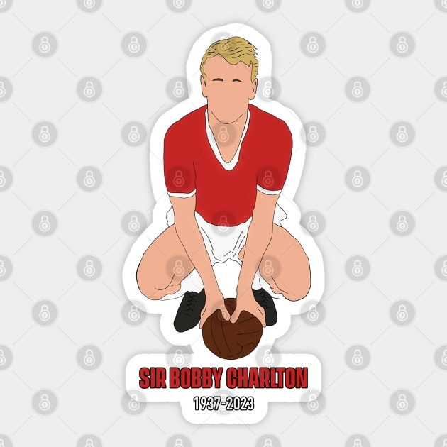 Sir Bobby Charlton RIP Legend Sticker by shieldjohan